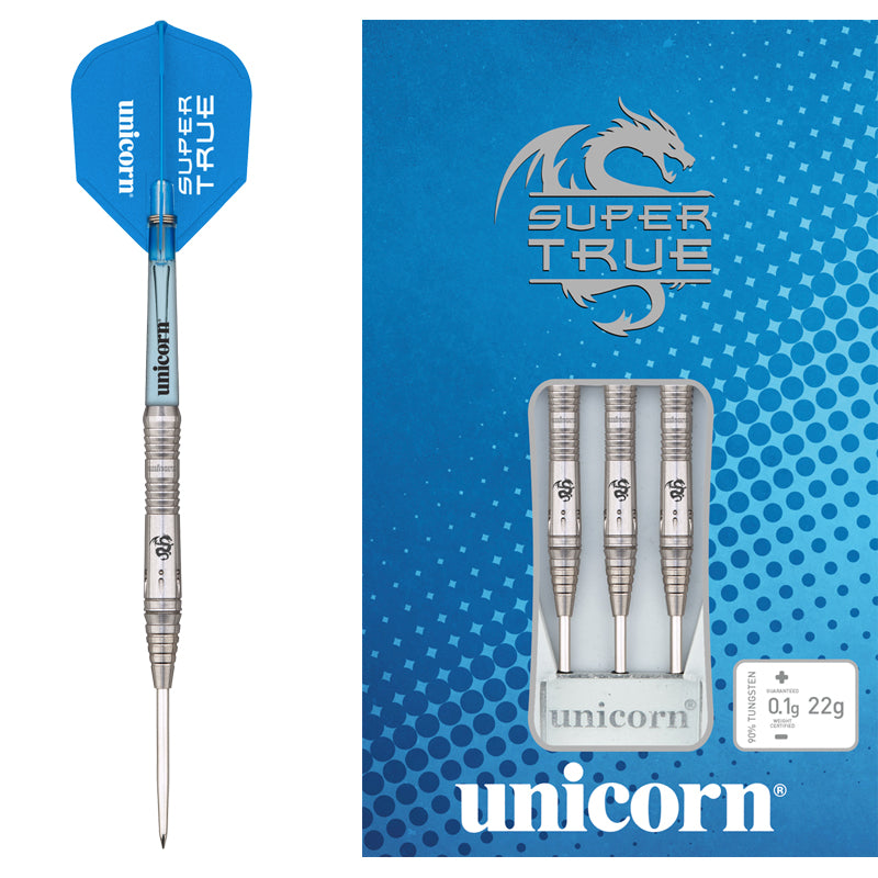  Unicorn Super True 125 Slim Dart Flight, Blue, One